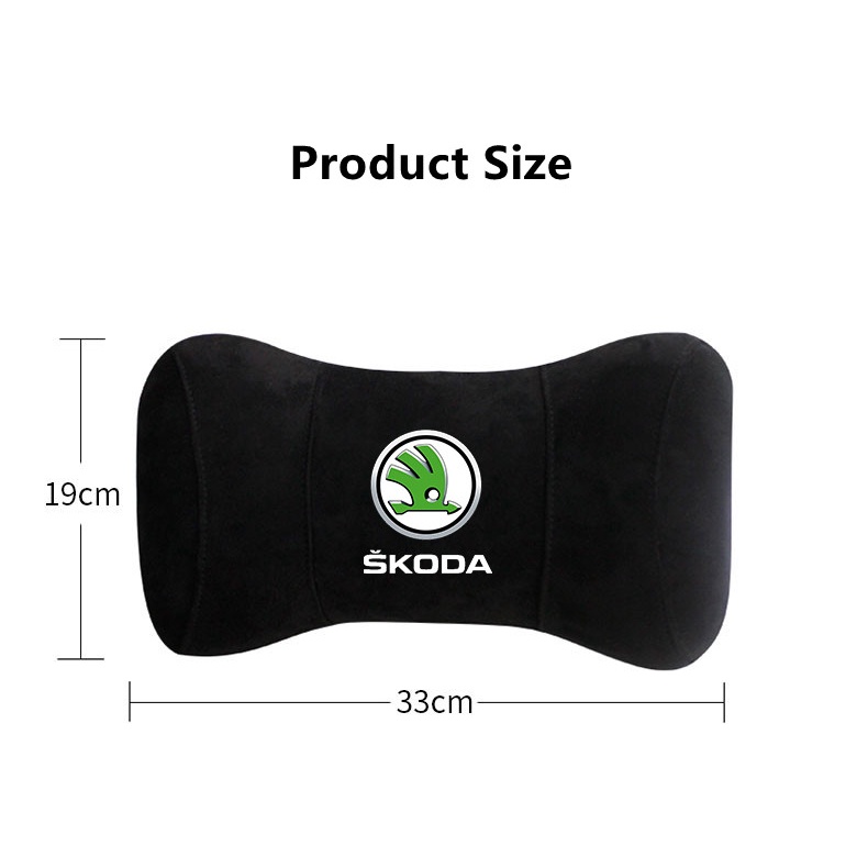 G-club Bantal Leher Memory Foam Lembut Nyaman Untuk Skoda KODIAQ OCTAVIA