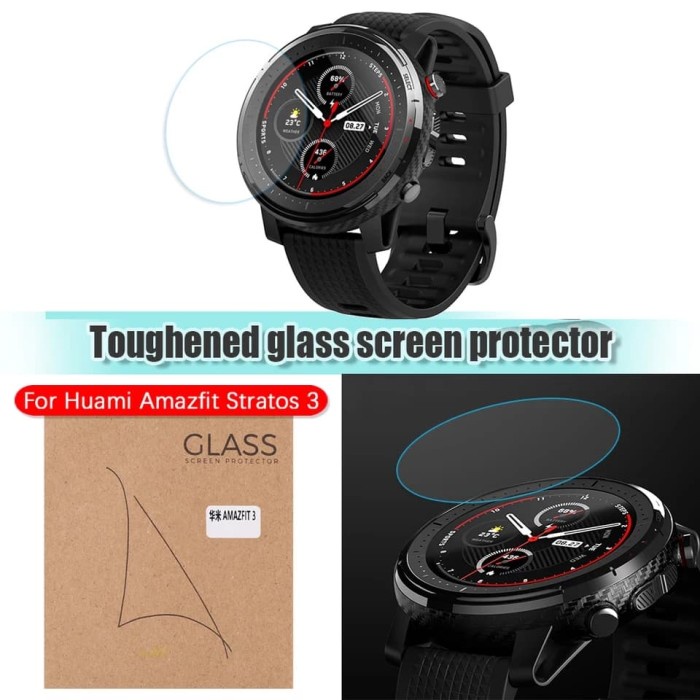 ANTI GORES KACA TEMPERED GLASS PROTECTOR HUAMI AMAZFIT STRATOS 3