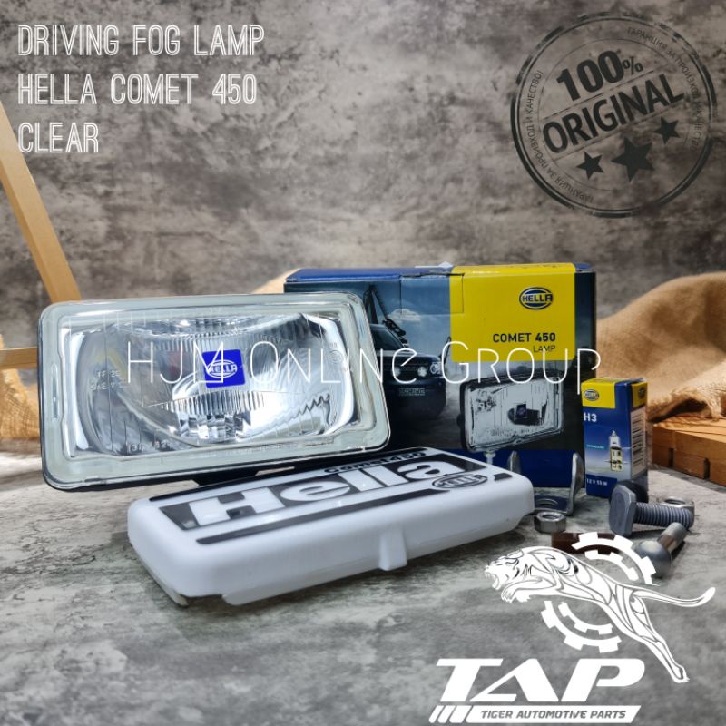 LAMPU SOROT TEMBAK KABUT HELLA FOG LAMP COMET 450 CLEAR FOG LAMP