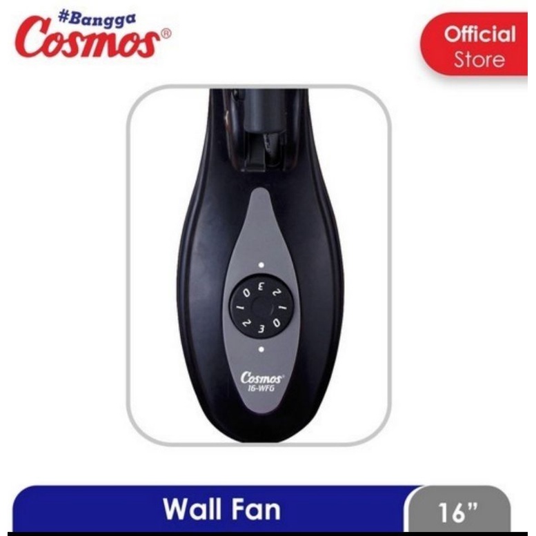 COSMOS Kipas Angin Dinding+Remot 16 Inch Wall Fan 16-WFGR