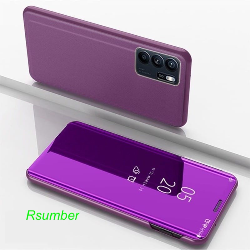 Oppo Reno 6 5G/Reno6 5G FLIP CASE CLEAR VIEW STANDING