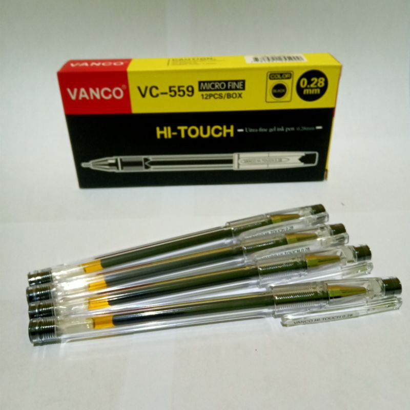 

TokoRejoAgung ECER Pulpen Hitech Hi-Touch Vanco 0.28 mm Gel Pen Hi-Touch Vanco 0.28mm
