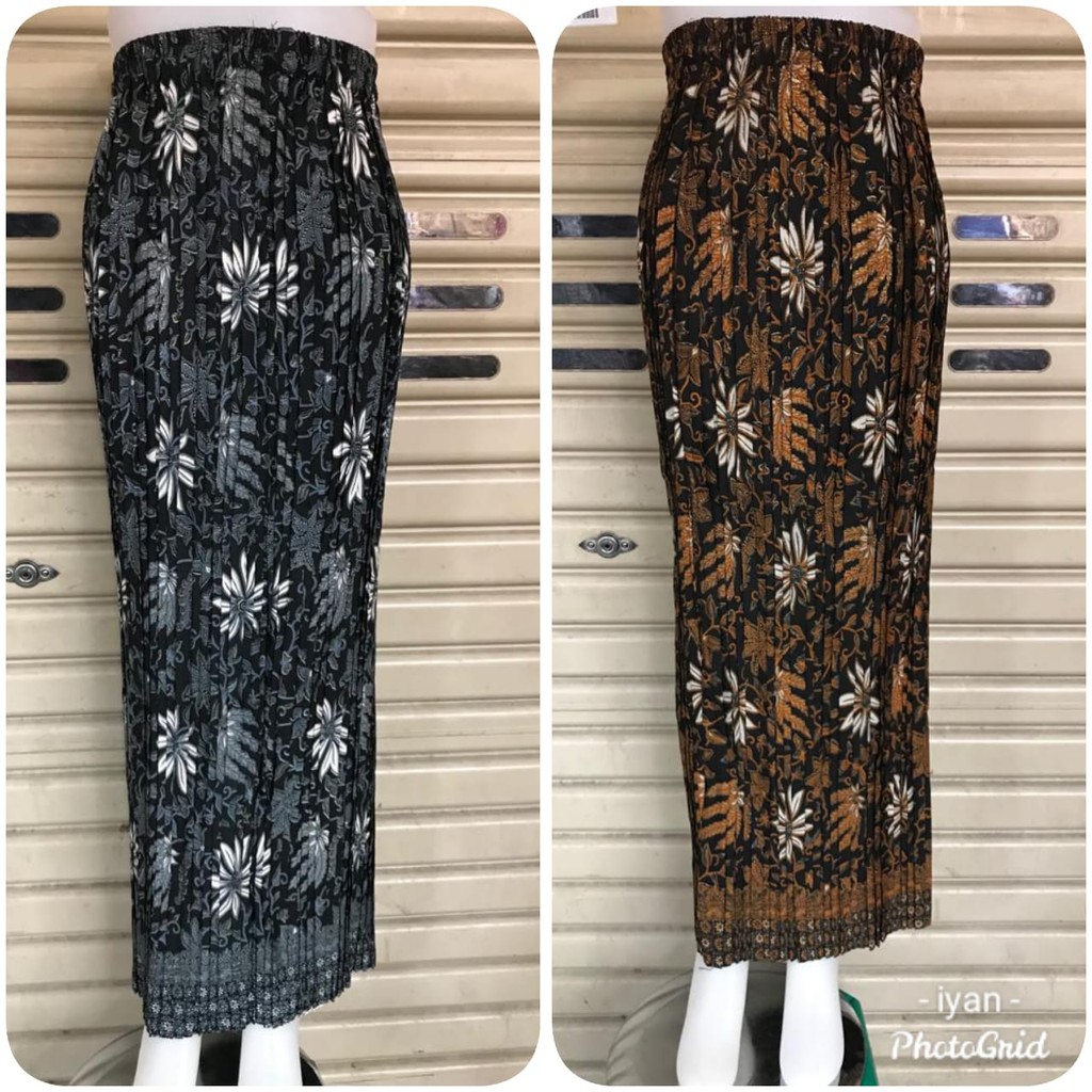 ROK PLISKET JUMBO BATIK / Bawahan kebaya / Rok Batik Jumbo Bahan Sangat tebal