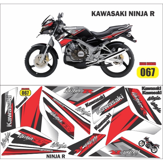 striping ninja r grafis / decal ninja r grafis / variasi ninja r grafis