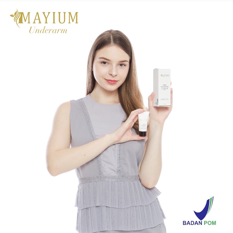 MAYIUM UNDERARM SKIN LIGHTENING CREAM - Pembersih ketiak, pemutih ketiak