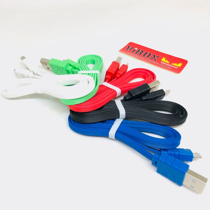 SEN-ISI 15PCS RS100 KABEL DATA TOPLES VIBOX RS-100 MICRO KABEL 1METER ORIGINAL KABEL CHARGER