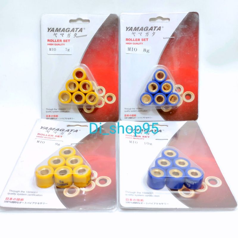 ROLLER RACING MIO/MIO J/MIO SOUL/FINO KARBU/NOUVO/MIO GT ROLLER RACING LOLER YAMAGATA /9/10 GRAM