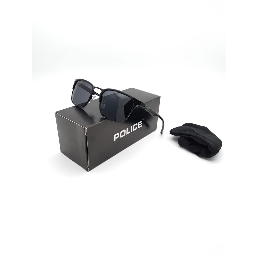 Sunglass Kacamata Sepeda Pria Kacamata Police A9918 Lensa Anti UV