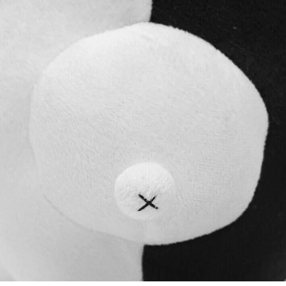 Needway   Dangan Ronpa Super Danganronpa Boneka Mainan Boneka Binatang Boneka Beruang Hitam &amp; Putih Lembut