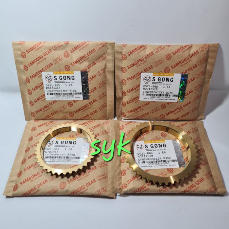 RING SYNCHRONIS ASSY L300 MD701465/MD71752 ORI SAMGONG made in KOREA BESAR KECIL