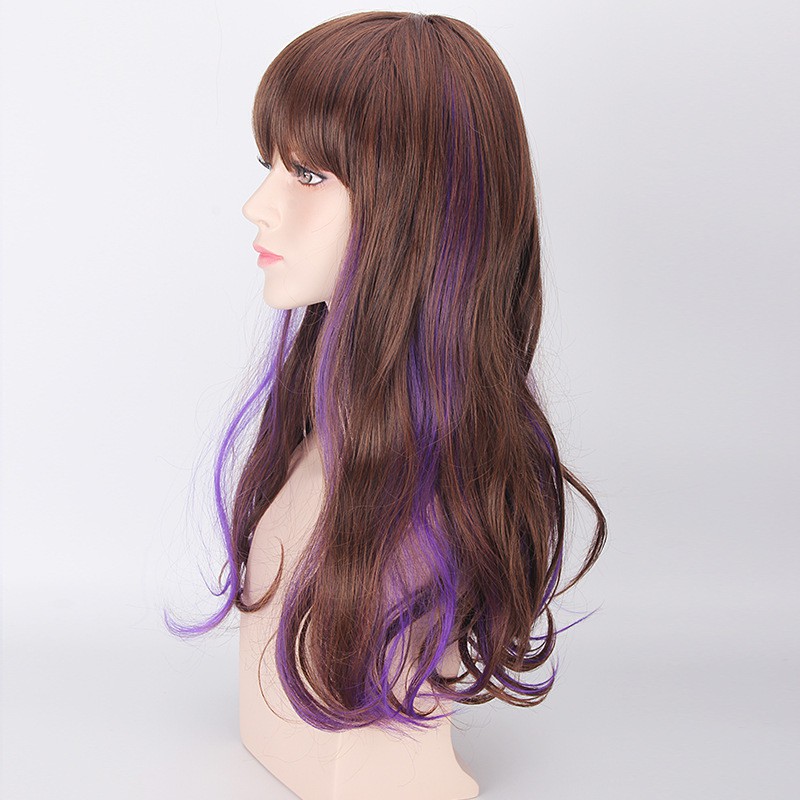 LOL-01 wig rambut palsu lolita cosplay harajuku daily two tone