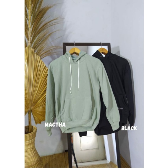 Hoodie Sweater Polos Woc JUMBO Unisex Pria Wanita Oversize M - XXL Big Size Pria Wanita Unisex Tebal