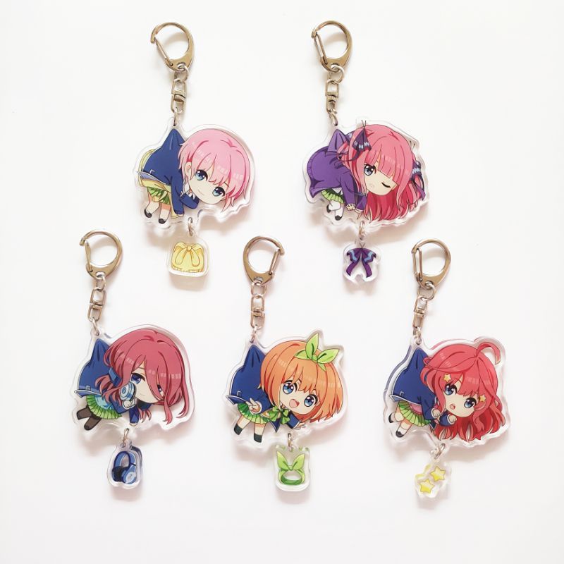 Jual Keychain / Gantungan Kunci Anime Gotoubun No Hanayome Nakano