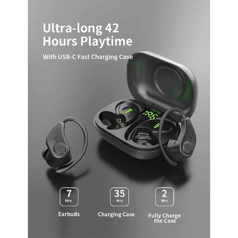 BLUEDIO S6 TWS - Bluetooth 5.1 TWS Earbuds Earphones with Charging Box