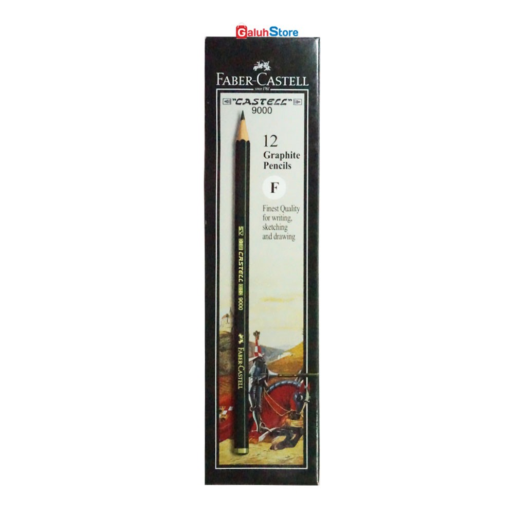 

Faber Castell Pensil Castell 9000 F 1 Box (12 Pcs)