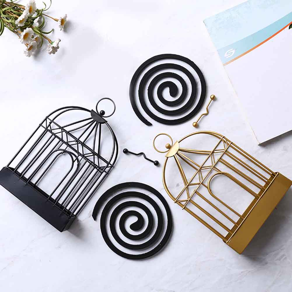 Holder Obat Nyamuk Bakar Model Nordic Antik Sangkar Obat Nyamuk Besi Anti Kebakaran Gota Tempat Obat Nyamuk Nordic Birdcage Mosquito Repellent Rack - tK01 Nordic Style Metal Mosquito Coil Holder Birdcage Incense Rack Home Decoration Mosquito Coil Holder