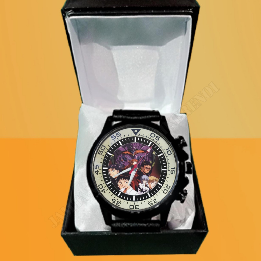 JAM TANGAN ANIME NEON GENESIS EVANGELION CUSTOM KEREN