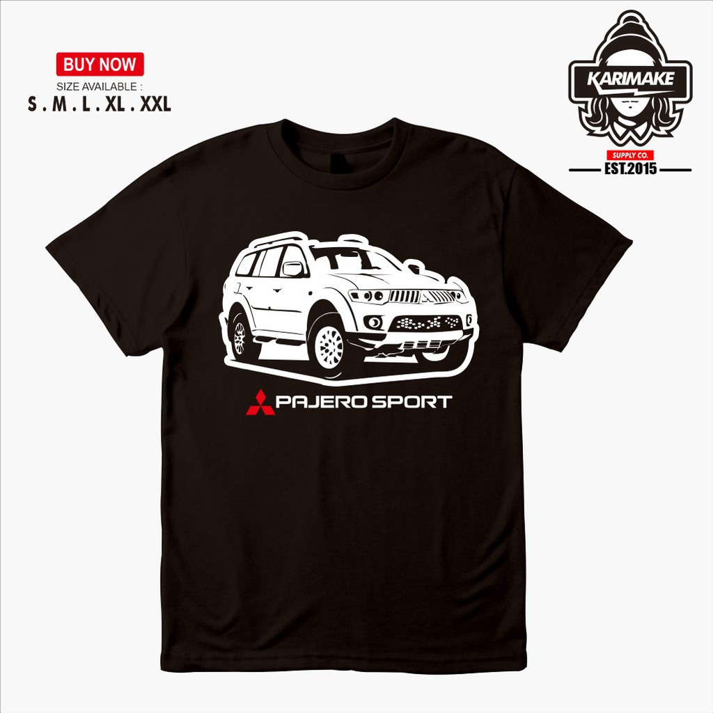Kaos Baju Mobil Mitsubishi Pajero Sport Kaos Otomotif -