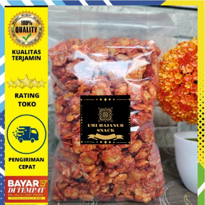 

Distributor makanan emping melinjo balado pedas manis isi 1kg