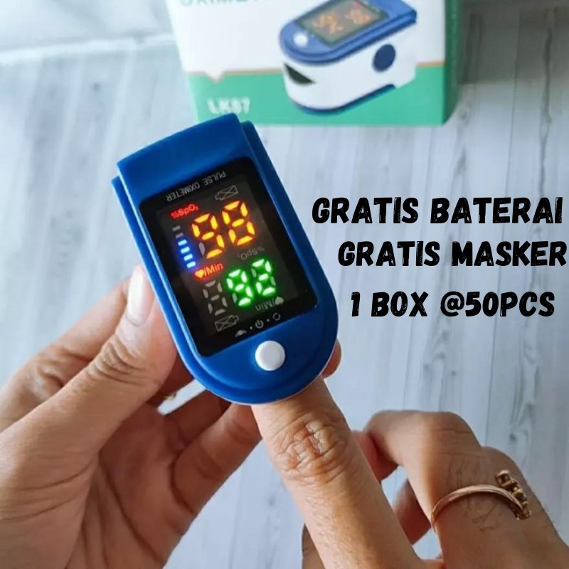 Oximeter Oxymeter Pulse Fingertip General Care Original Oximeter LK87 Alat Pengukur Oksigen