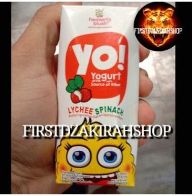 

heavenly blush yogurt lychee spinach 200ml