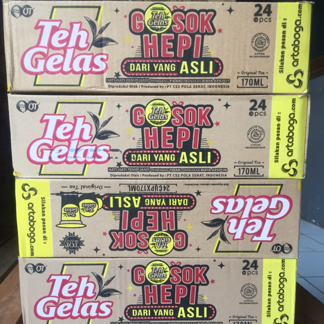 

Teh gelas 1 dus 24 pcs