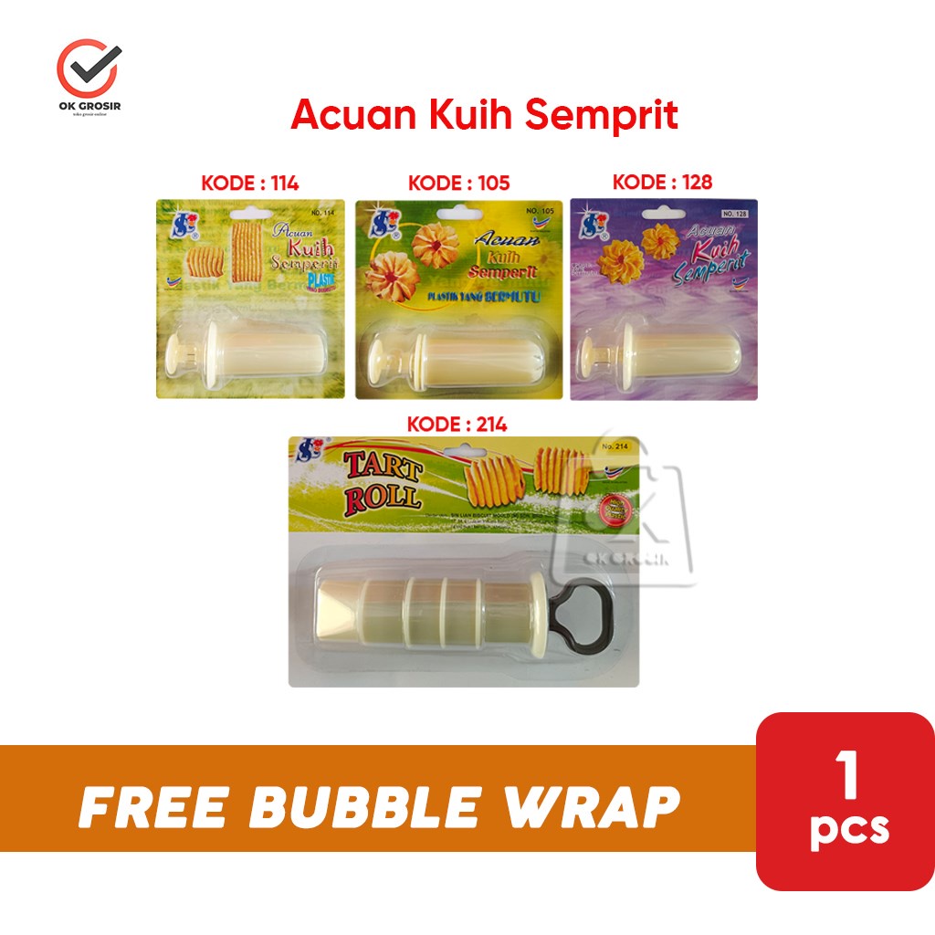 Acuan Kuih Semprit / ACUAN Cetakan Biskuit / Cetakan Kue Semprit ( 1 pcs )