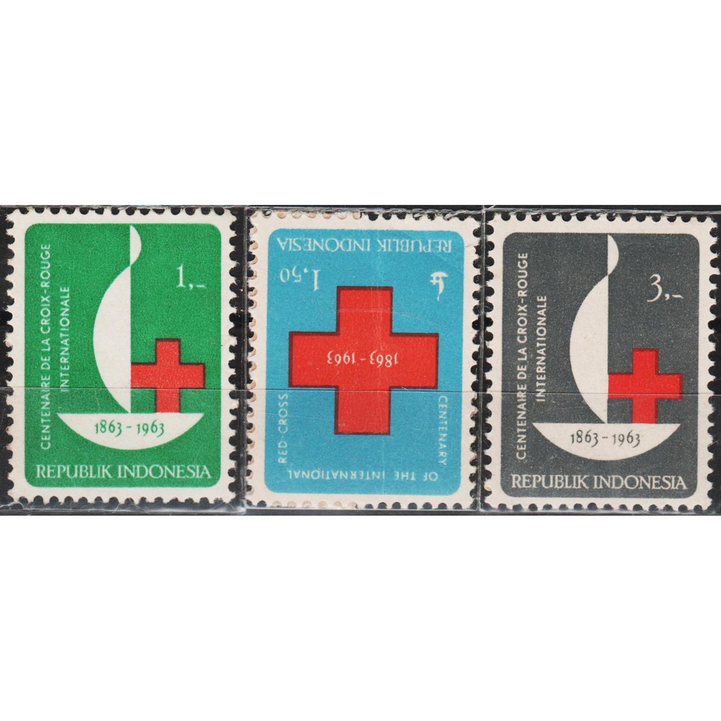 

Perangko Filateli Indonesia 1963 Red Cross Centenary