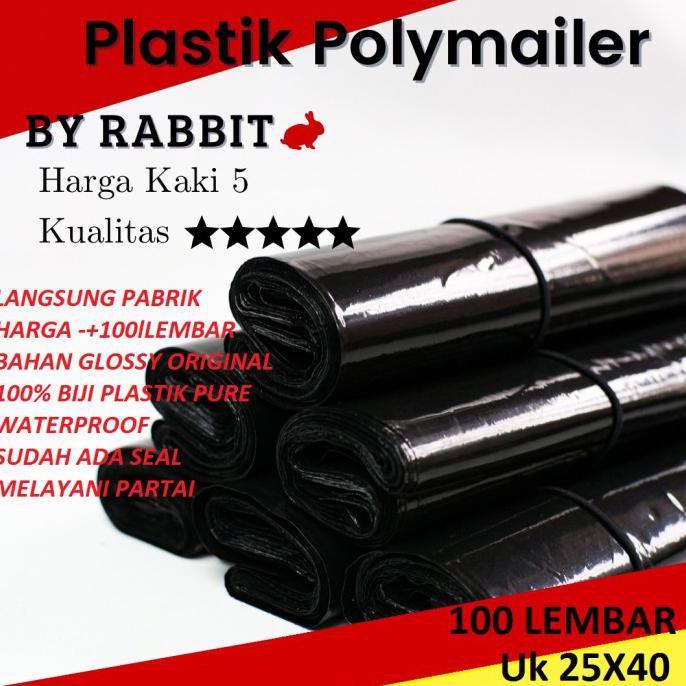 

BARU uk 25x40 kantong plastik polymailer amplop packing online poly mailer