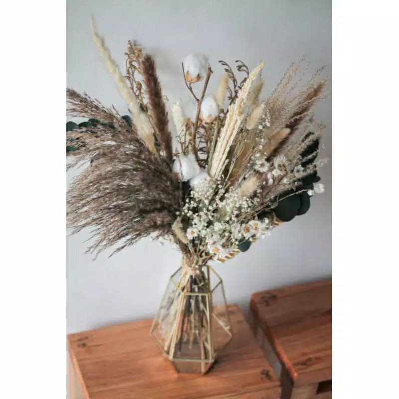 DRIED FLOWER / BUNGA KERING / TERRARIUM / HAND BOUQUET / CENTER PIECE / VAS BUNGA