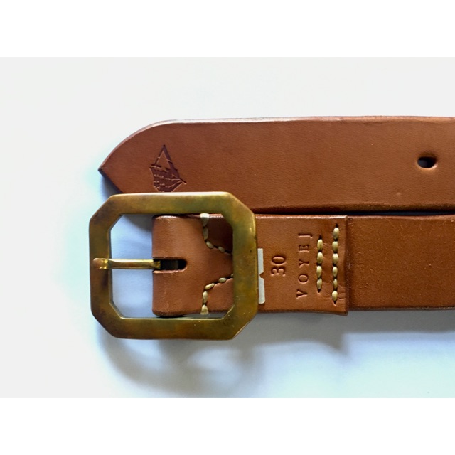 Voyej Chahin II 2 Two Belt Natural Leather Sabuk Ikat Pinggang Kulit Like New Second Preloved Bekas