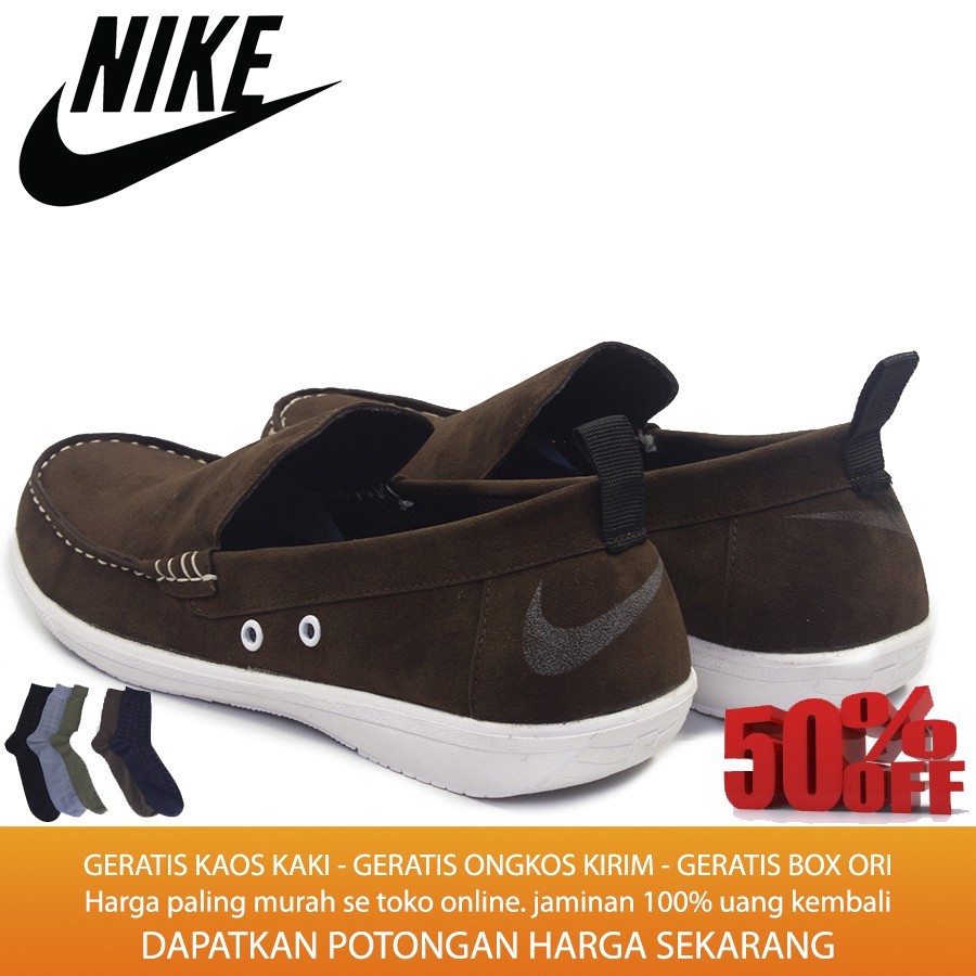 sepatu murah nike smirh coklat