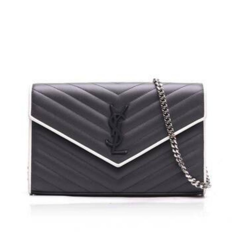 Ysl White List Envelope sling bag