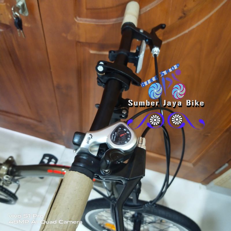 Sepeda Lipat 20 inch United STYLO SPORT UPDATE MODEL 2021 6speed