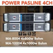 PASLINE MA 8004power 4x800w 8Ω 4x1200w 4Ω
