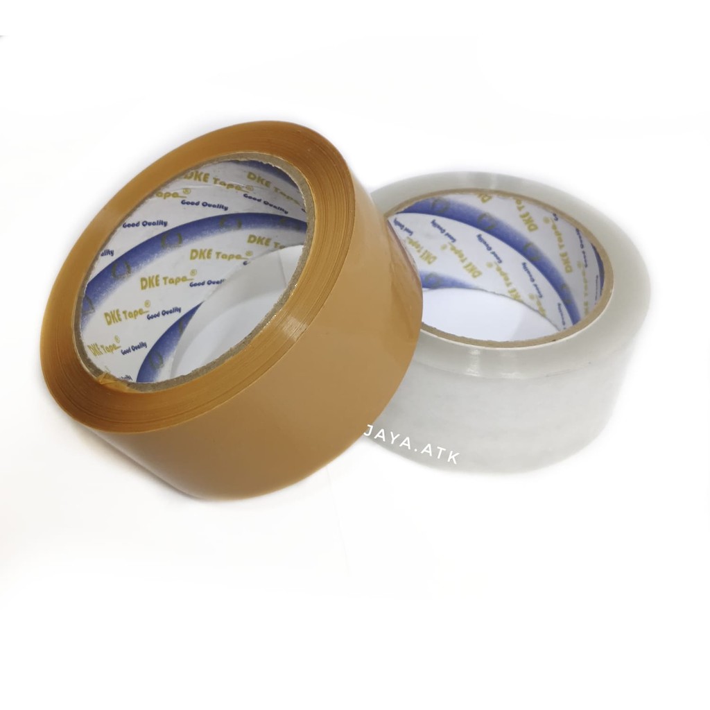 

LAKBAN SOLASI OPP TAPE SELOTIP BENING COKLAT 45 MM X 90 YARD MURAH ISOLASI PACKING