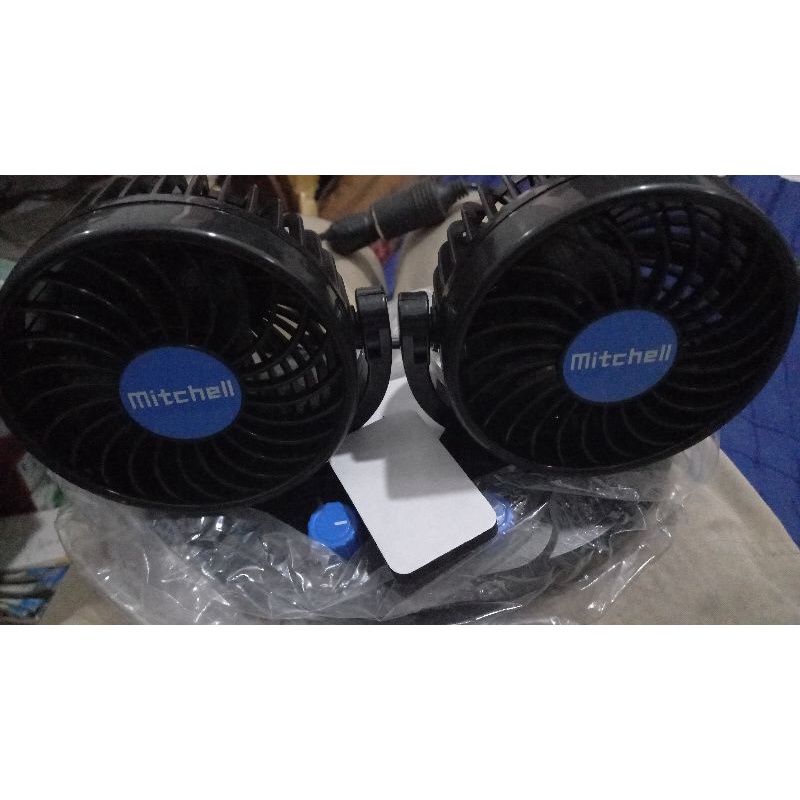 kipas angin mobil usb mitchell 12 volt