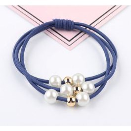 (IRM) Ikat Rambut Ala Korea Import 1966 Ikat Rambut Korea Ikat Rambut Pendek Ikat Rambut Lucu-NAVY