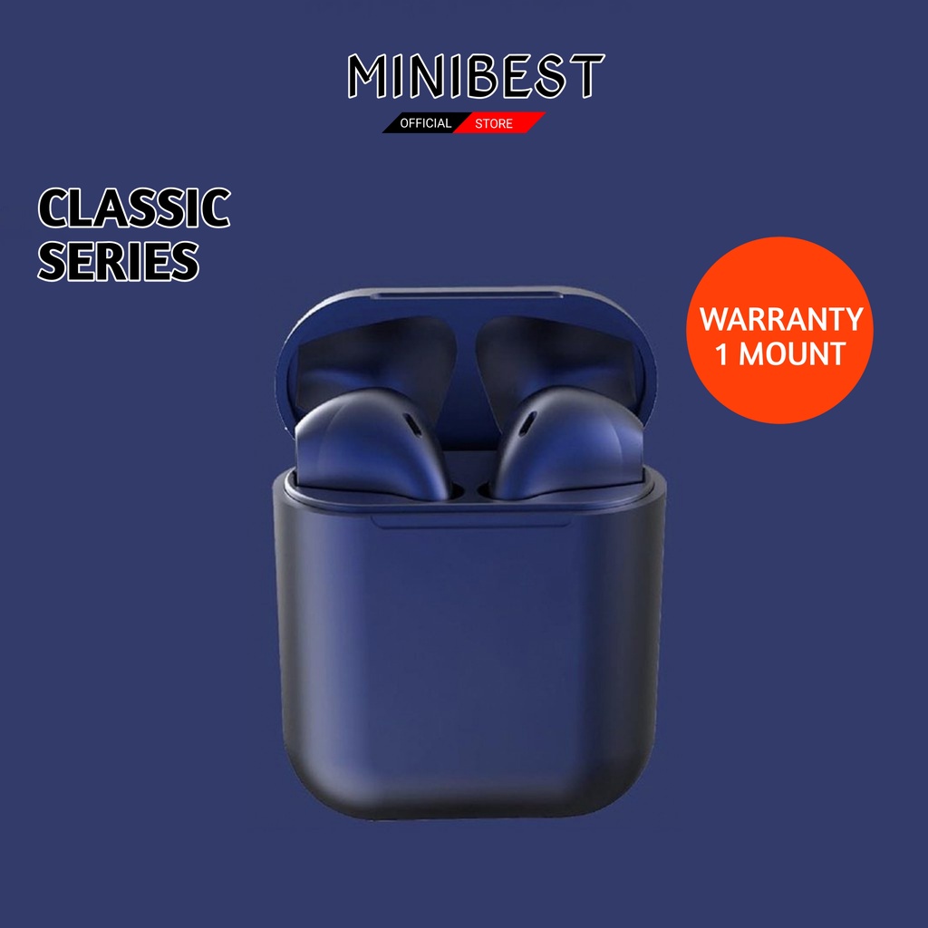 MINIBEST Inpods 12 Navy Headset Bluetooth TWS IOS & Android