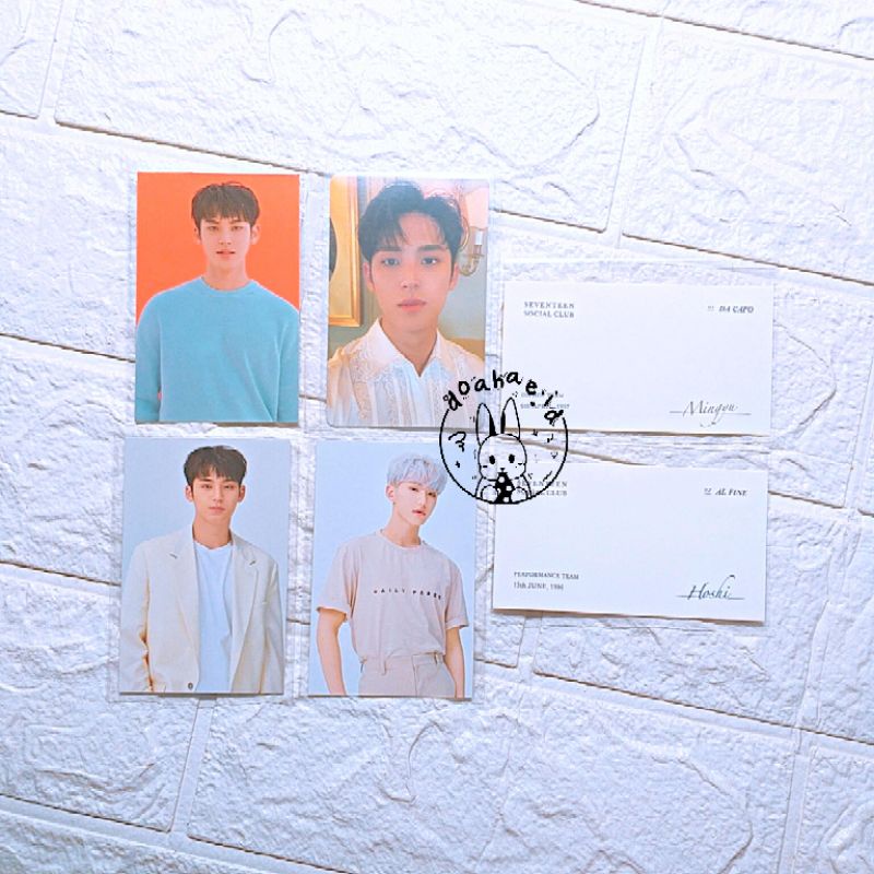 PC SOCIAL CLUB MINGYU JUMATAN NAME CARD HARE HOSHI CARATLANDL