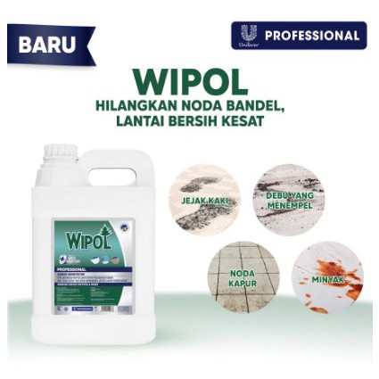 WIPOL Cairan Disinfektan Lantai Professional 5L