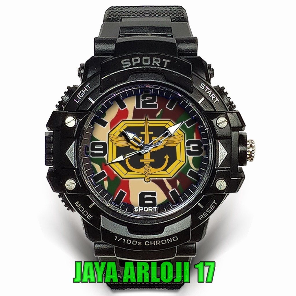 (Istimewa) JamTangan Custom TNI KOPASSUS - 1 (Limited Edition)