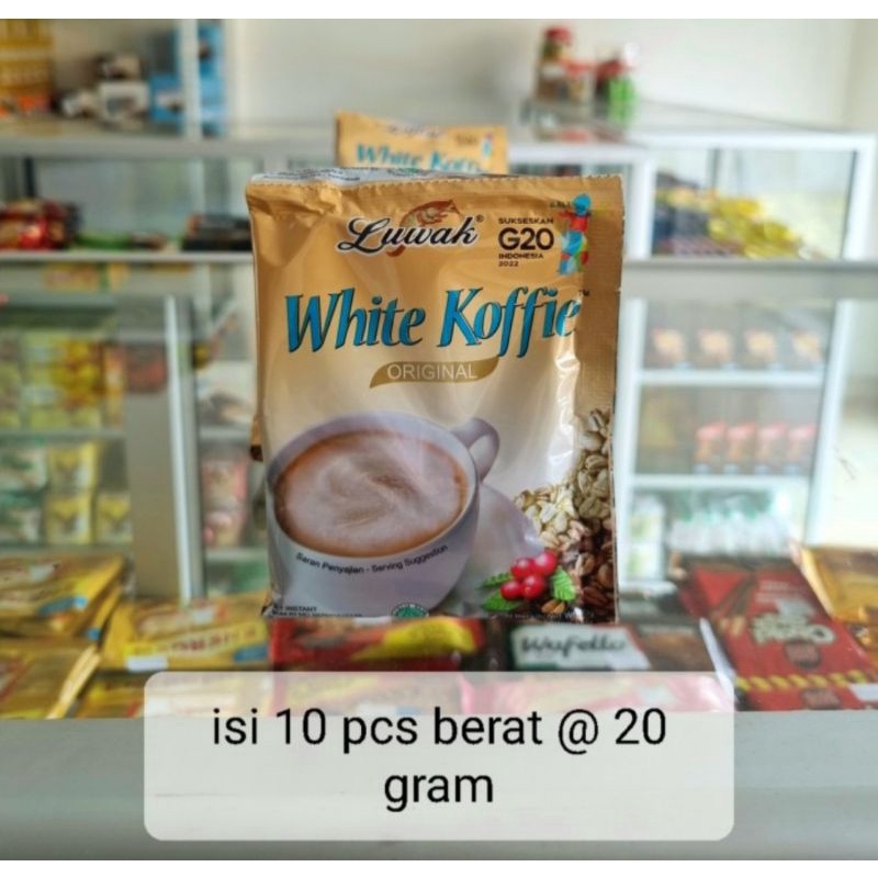 Jual Kopi Luwak White Koffie Original Renceng Isi Pcs Berat Gr