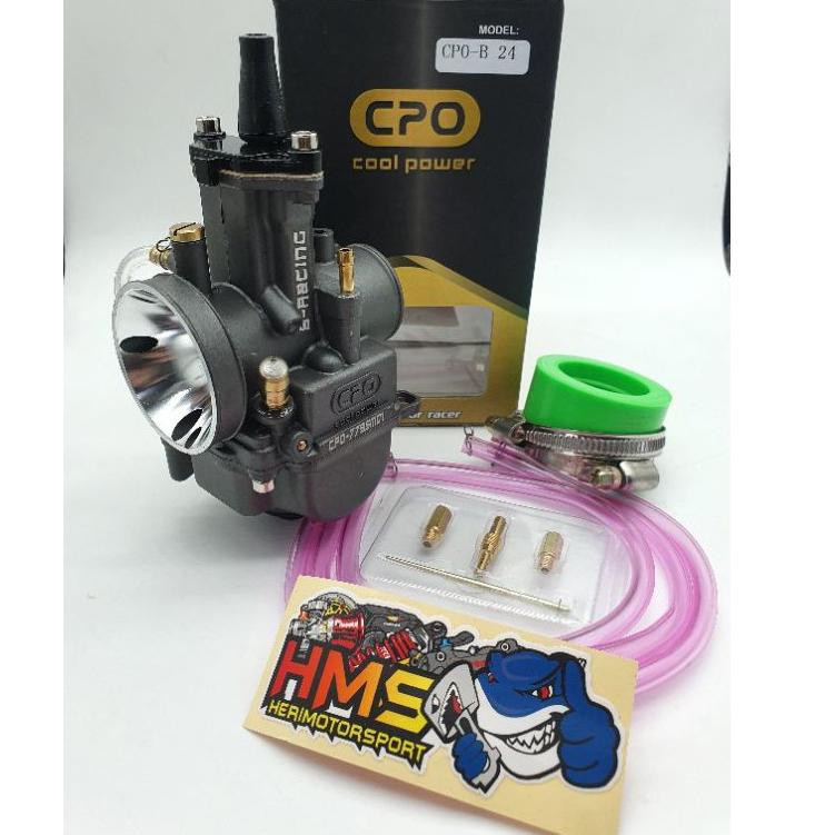 Karburator Karbu Pwk CPO NGO Panom 24 26 28 30 32 34 Black Series Hitam Easy Setting V55N