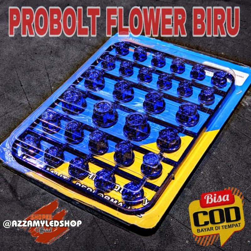 cover baut probolt/ tutup baut probolt FLOWER universal semua jenis motor