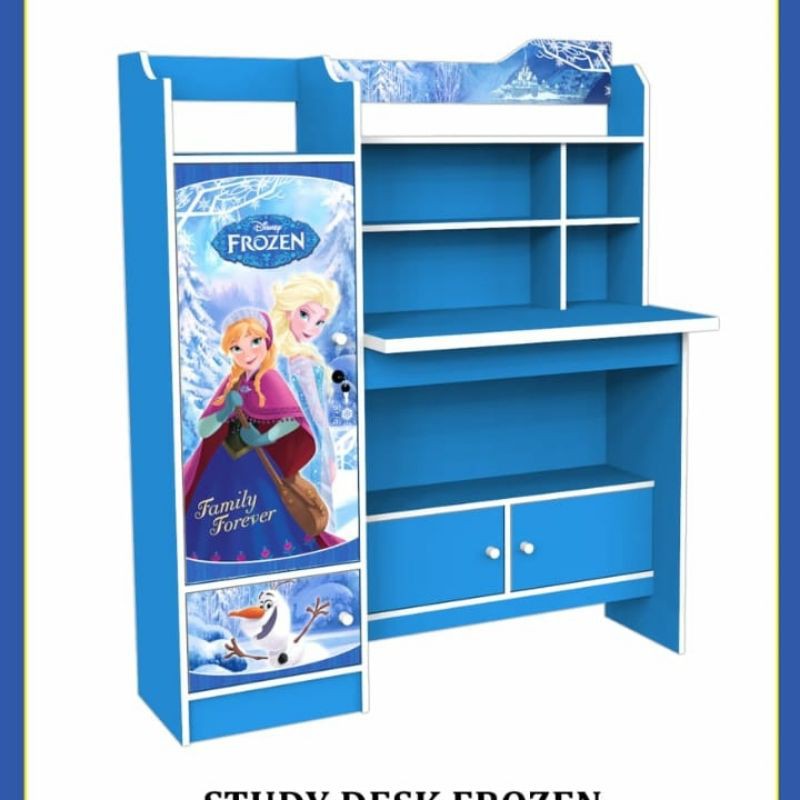 meja belajar anak karakter frozen