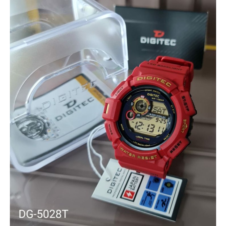 Jam Tangan Pria Digitec DG 5028 Mudmen DG 5028 Digital Rubber Original