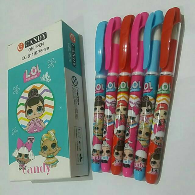 

Pulpen GEL CC-811 / 0,38mm karakter LOL