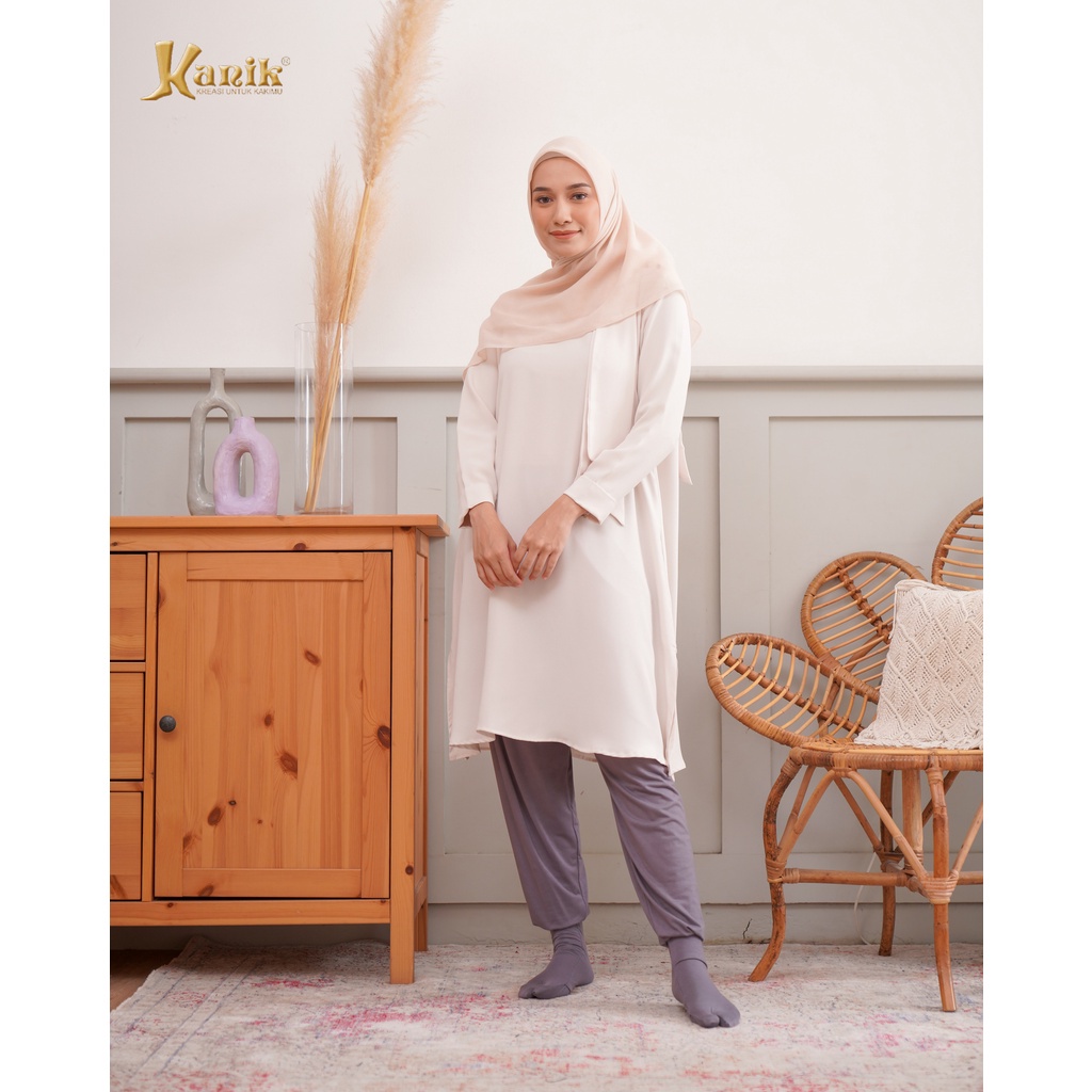 Kanik Celamis Celana Gamis Legging Wudhu Jempol Wupol Wanita Muslimah