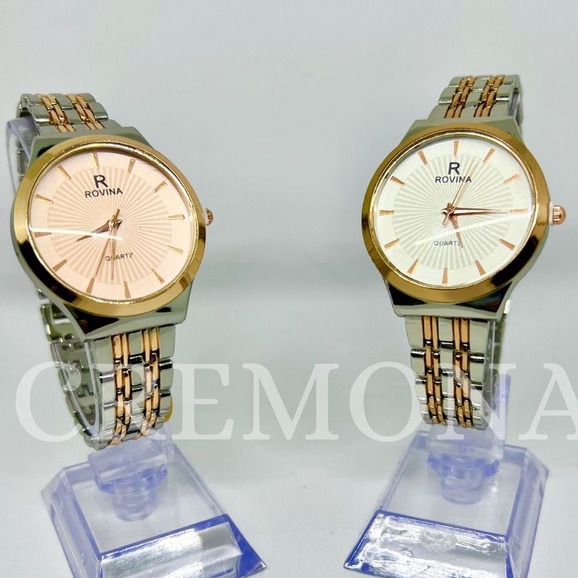 Jam Tangan Wanita Bulat Rantai Fashion Import Murah Mewah